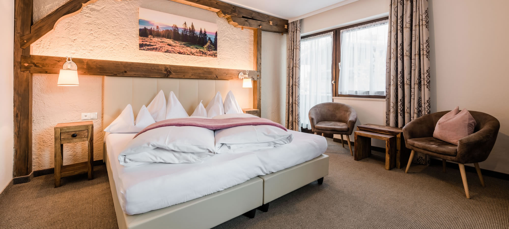 Zimmer im Hotel Alpen Villa Rieder